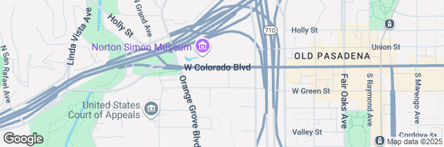 Google Maps Pasadena Downtown , 350 W Colorado Blvd, Pasadena, CA 91105-1808, United States of America